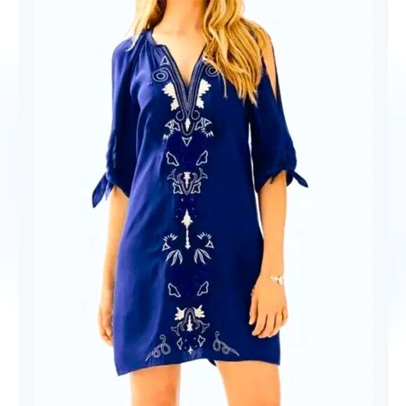 Lily Pulitzer Bryce silk dress - Picture 1 of 2